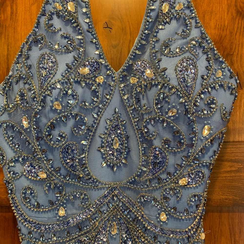 Periwinkle Blue Long Prom Dress